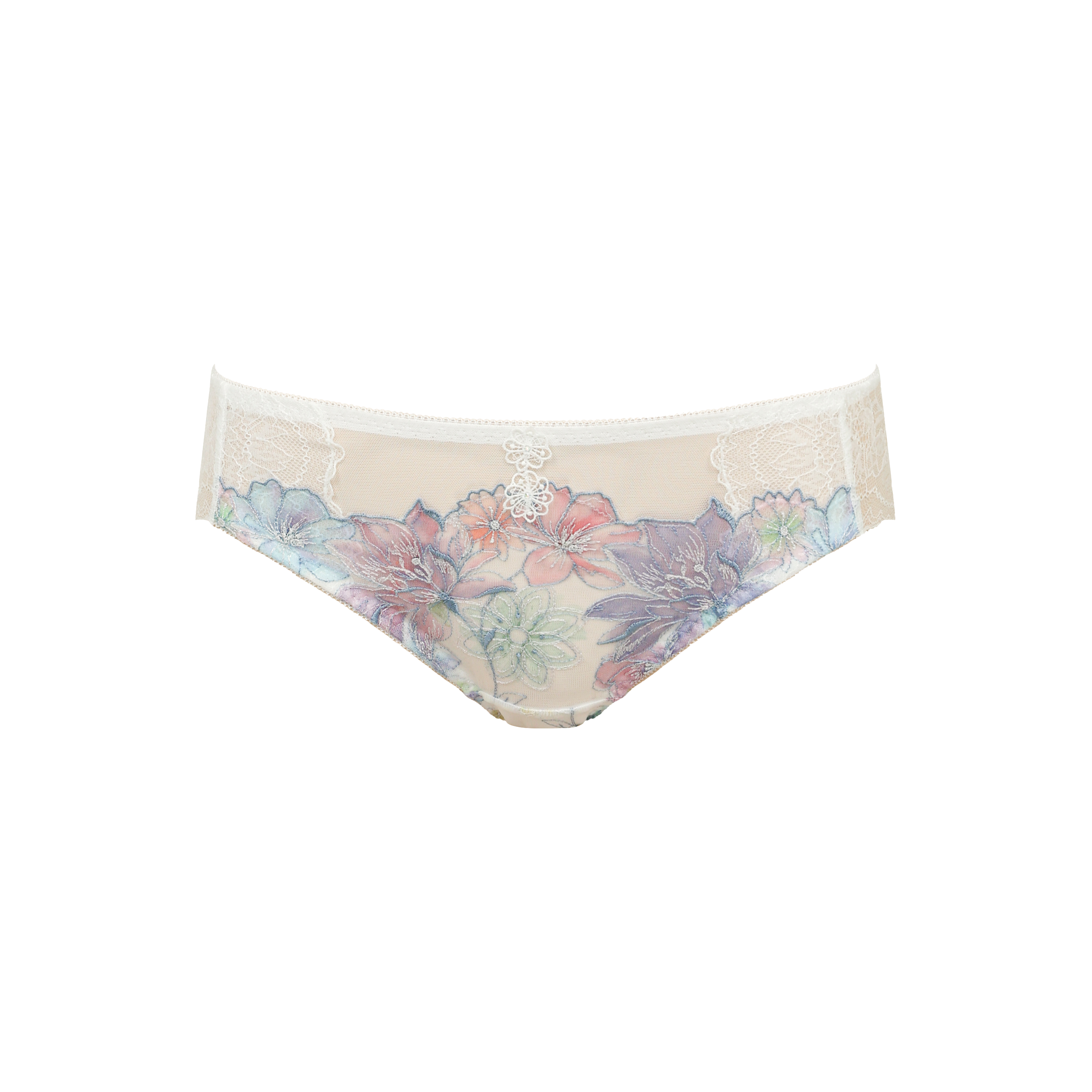 수채화 홑겹 헴팬티 (OPT7866H)