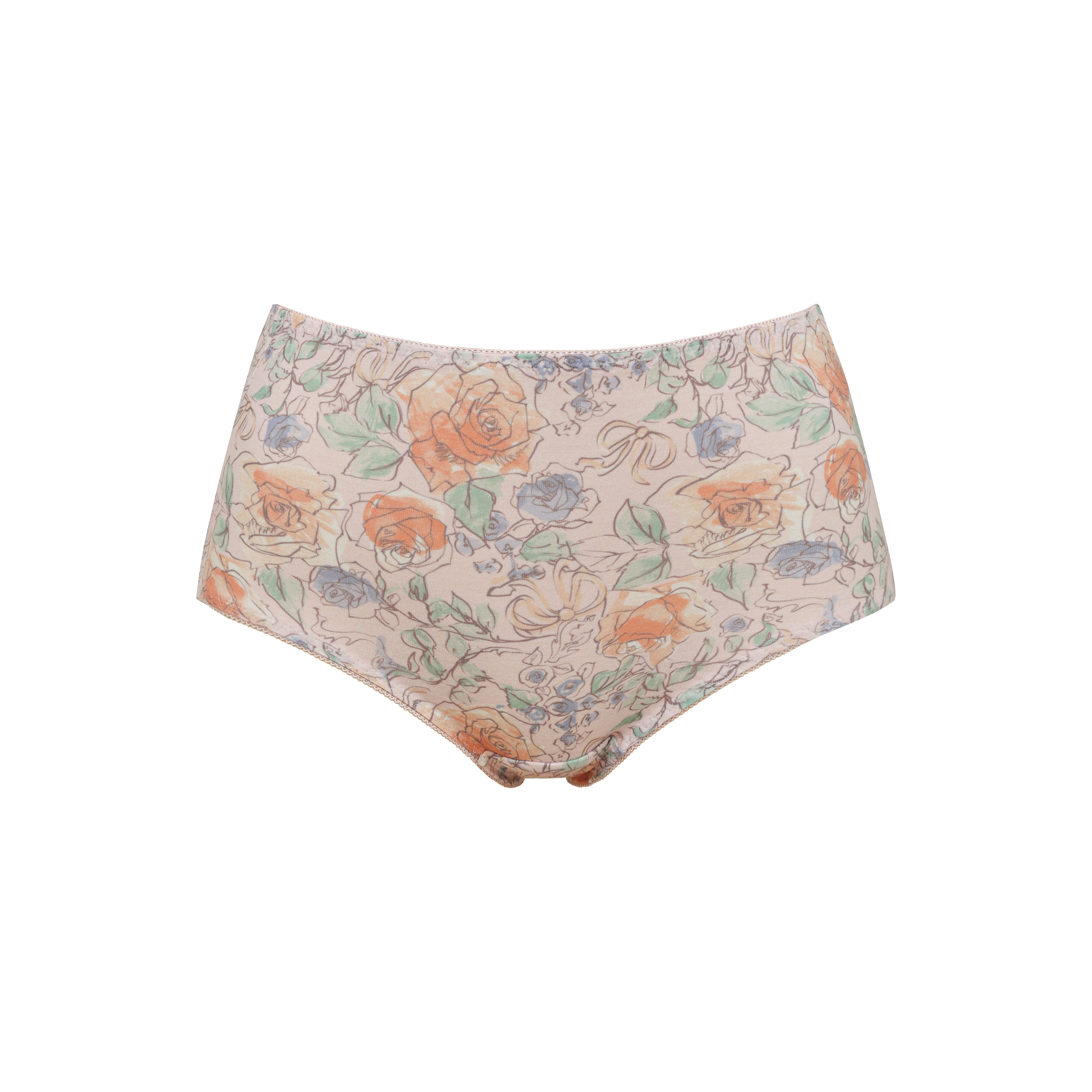 [26 S/S] 부인군 팬티 모달 장미 나염 (VPT6750)