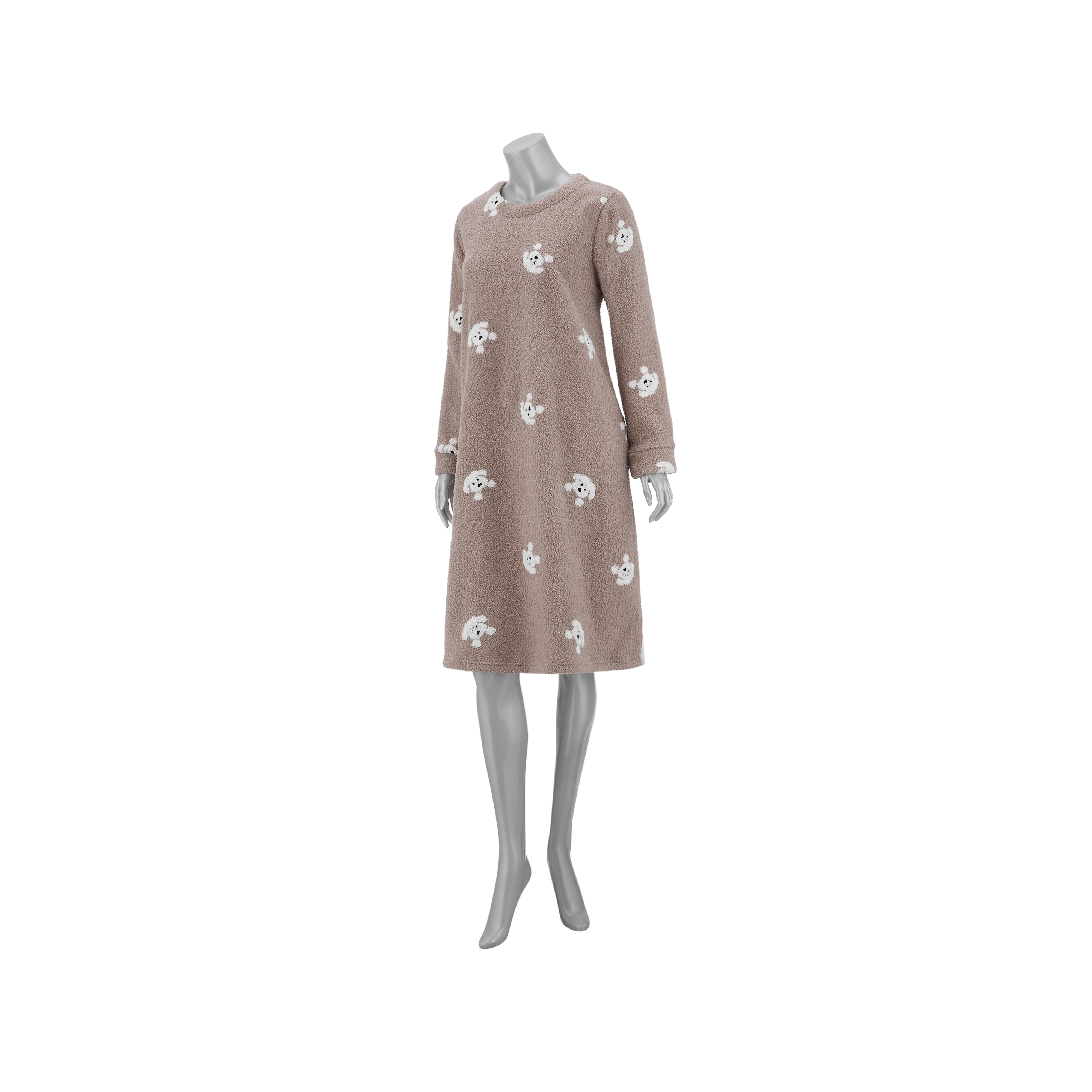 극세사 강아지 자수 여성 파자마 상의 (SVEV3877L)